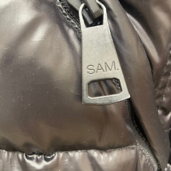 SAM. Freestyle Puffer Down Jacket Black EUC - Picture 10 of 11